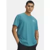 Pánské triko UNDER ARMOUR M LOGO EMB HEAVYWEIGHT SS 1373997-466 MODRÁ