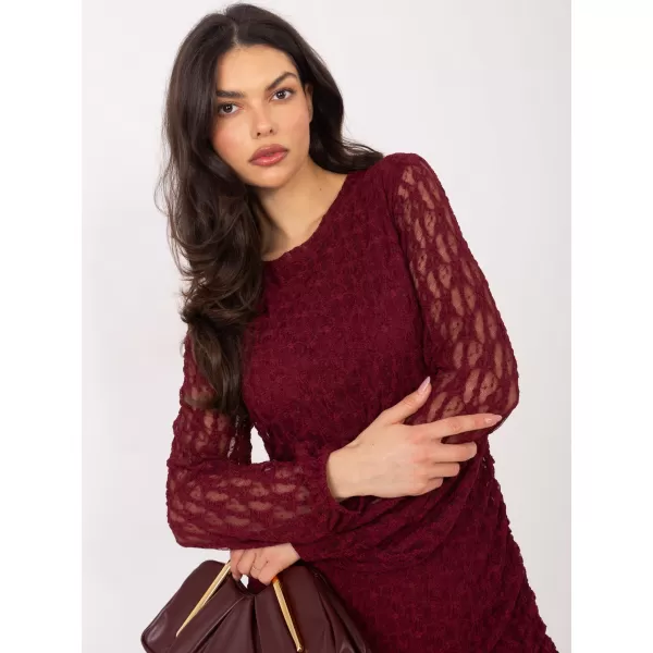 Dámské šaty ITALY MODA IT-SK-9975.99 BURGUNDY 