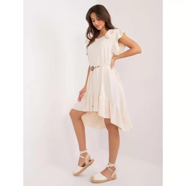  Dámské šaty ITALY MODA DHJ-SK-8921.21 LIGHT BEIGE 