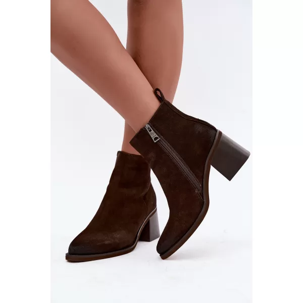  Dámské kotníkové boty VINCEZA 133100 CHOCOLATE 