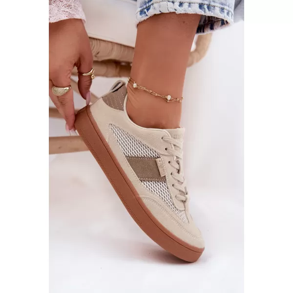  Dámské tenisky BIG STAR SHOES TT274759 BEIGE 