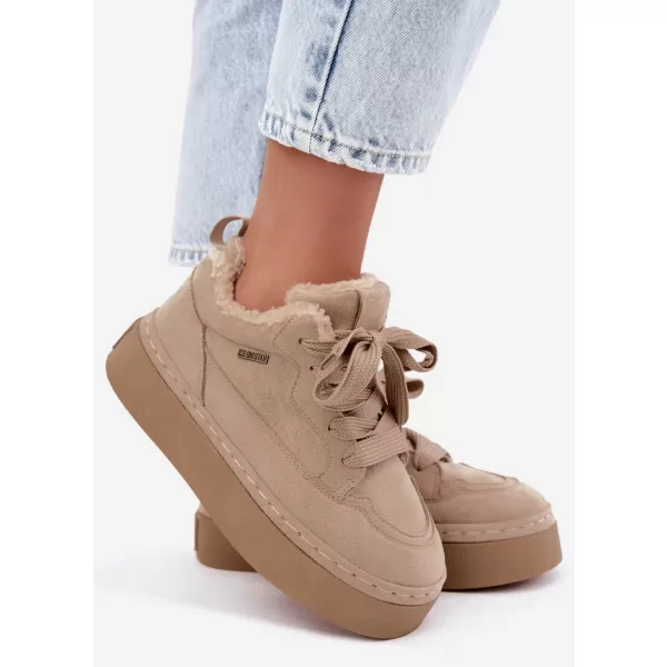  Dámské sněhule BIG STAR SHOES UU274187 BEIGE 