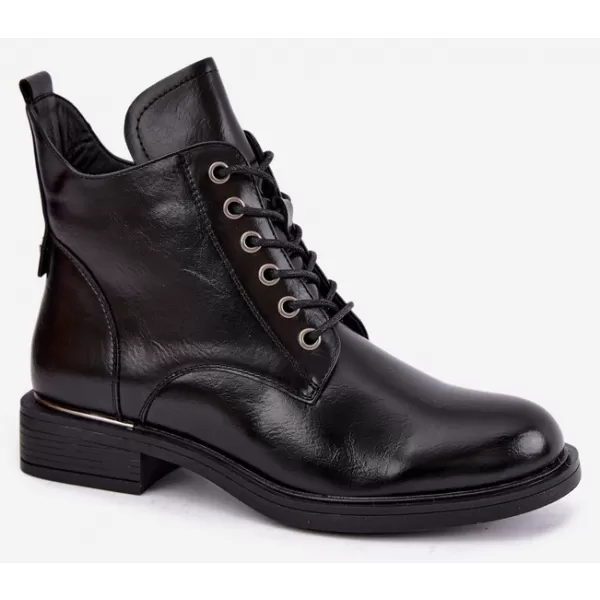  Dámské kotníkové boty VINCEZA 58677 BLACK 