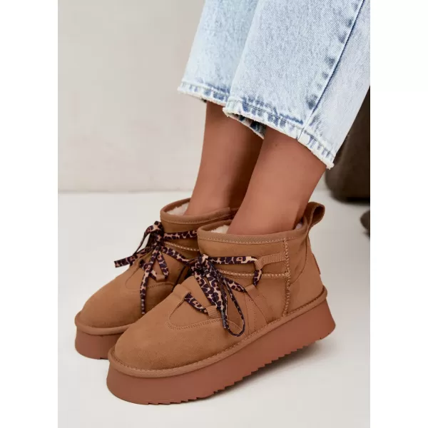  Dámské sněhule GOE UU2N4920 CAMEL 