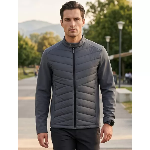 Pánská hybridní bunda MALFINI PREMIUM CROSS 555 LIGHT ANTHRACITE 