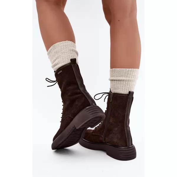  Dámské boty BIG STAR SHOES UU274612 BROWN/BEIGE 