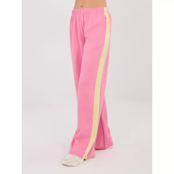  Dámská tepláková souprava RUE PARIS IT-KMPL-22220.69 DARK PINK 