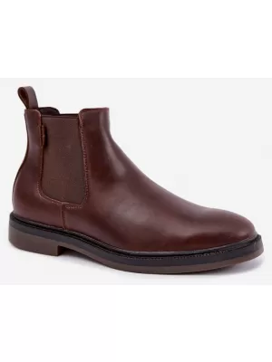 Pánské boty BIG STAR SHOES UU174279 BROWN/BEIGE SHADOWS