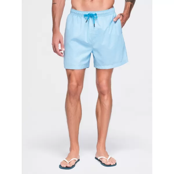  Pánské kraťasy OMBRE OM-SRSS-0216 LIGHT BLUE 