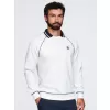 Pánská mikina OMBRE OM-SSNZ-0269 OFF-WHITE