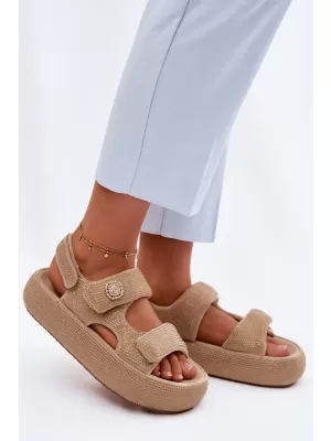 Dámské sandály GOE TT2N4101 BEIGE