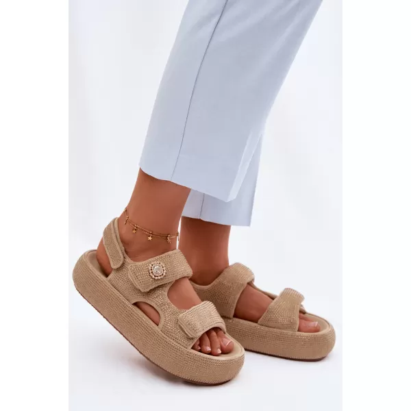  Dámské sandály GOE TT2N4101 BEIGE 