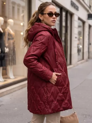 Dámská bunda DSTREET BORDOVÁ