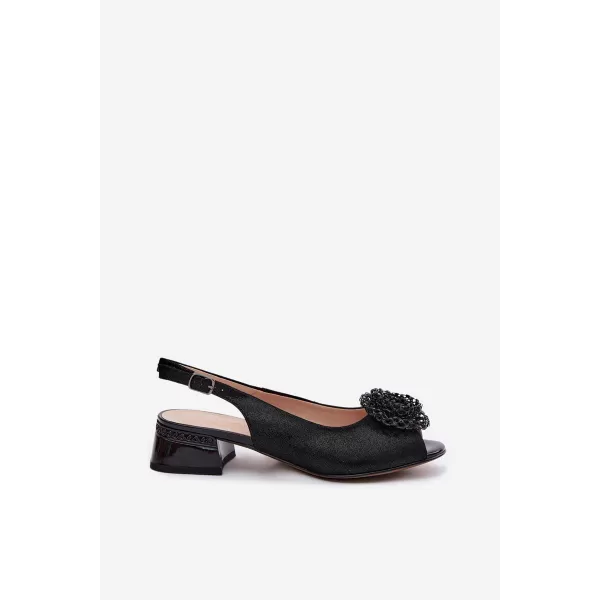  Dámské sandály D&A CR61-3030 BLACK 