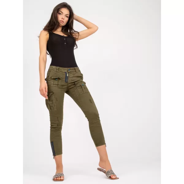 Dámské kalhoty FACTORY PRICE EM-SP-DY218.85 KHAKI 