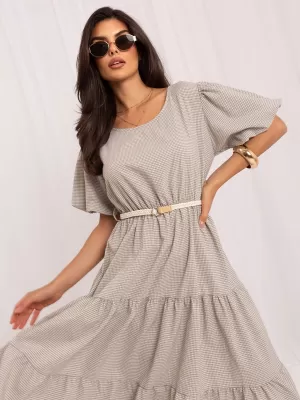 Dámské šaty ITALY MODA MO-SK-8849.78 BEIGE