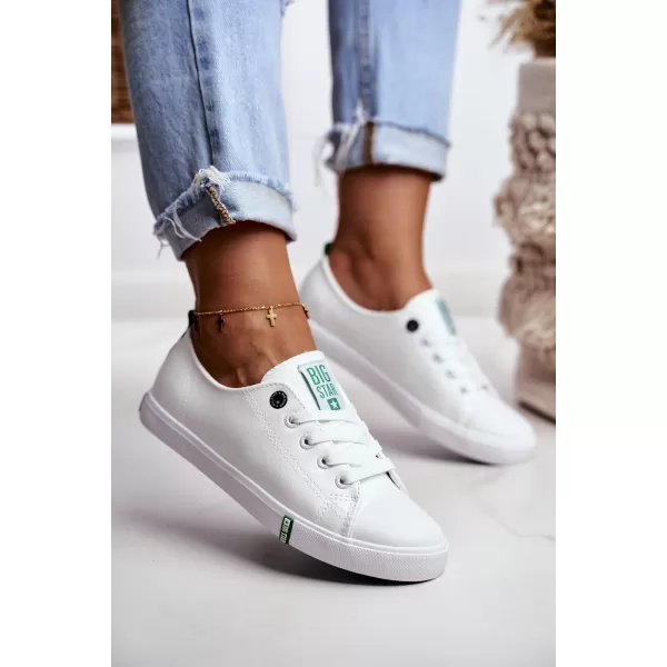  Dámské tenisky BIG STAR SHOES GG274006 WHITE/GREEN 