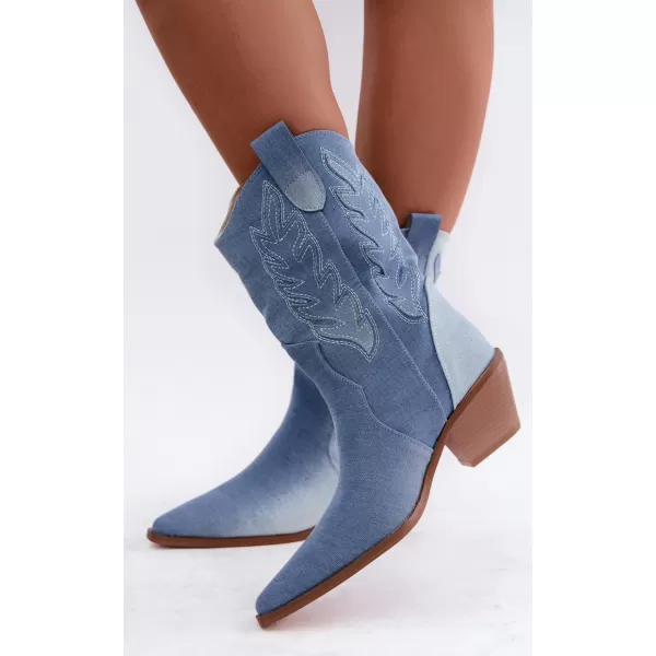  Dámské kovbojky BOTO C-331 DENIM BLUE 