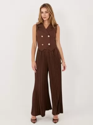Dámský komplet ITALY MODA IT-KMPL-21223.18 DARK BROWN