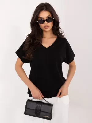 Dámské triko RUE PARIS RV-BZ-A1321.91 BLACK