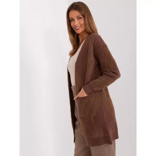  Dámský svetr WOOL FASHION ITALIA AT-SW-234501.00P BROWN 