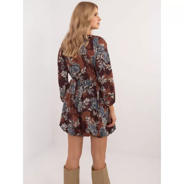  Dámské šaty ITALY MODA DHJ-SK-19861-6.42 BROWN 