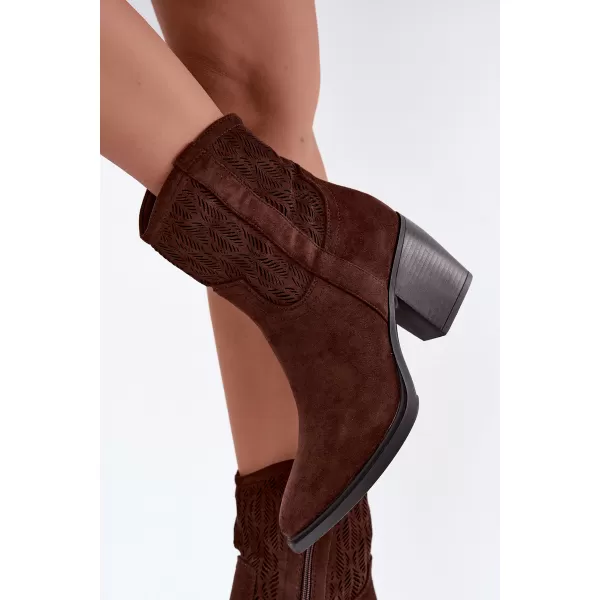  Dámské kotníkové boty BOTO RMR2520-20 CHOCOLATE 