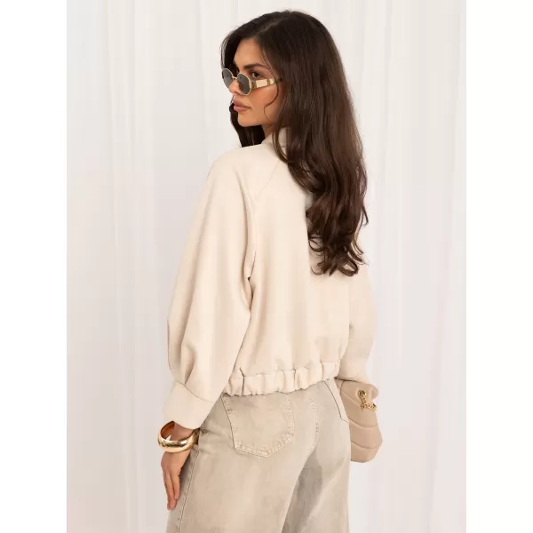  Dámská bunda ITALY MODA MI-KR-3546.65 LIGHT BEIGE 