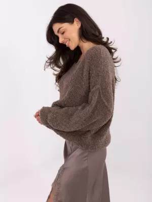 Dámský svetr ITALY MODA IT-SW-72806.75 BROWN