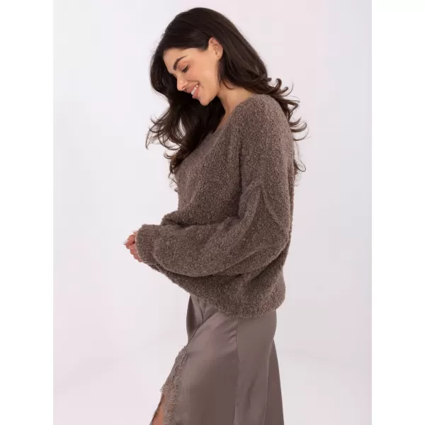  Dámský svetr ITALY MODA IT-SW-72806.75 BROWN 