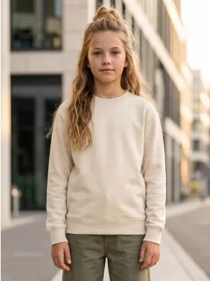 Dětská mikina MALFINI CREW 427 MANDLOVÁ