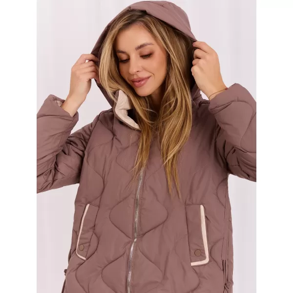  Dámská bunda FACTORY PRICE MBM-KR-2319.32 BROWN 