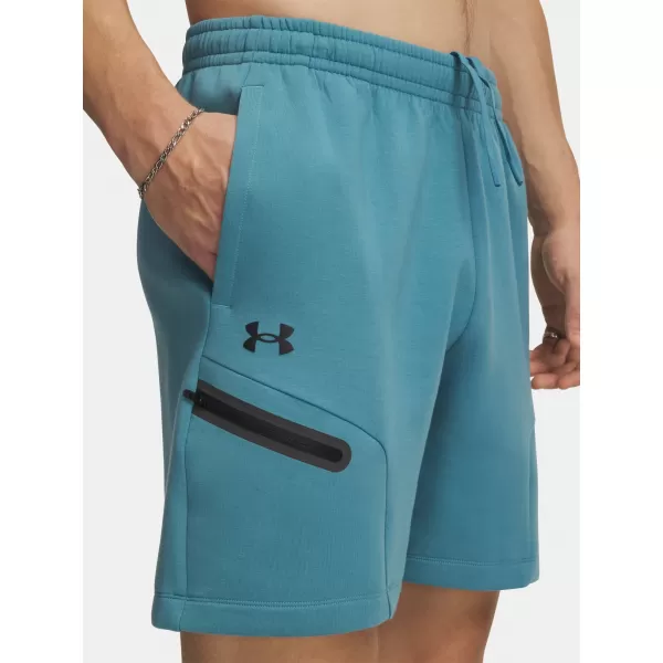  Pánské kraťasy  UNDER ARMOUR UA UNSTOPPABLE FLC SHORTS 1379809-466 MODRÁ 