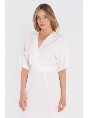 Dámské šaty STYLOVE S434 ECRU
