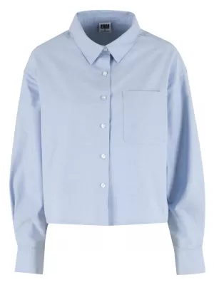 Dámská košile URBAN CLASSICS TB8170 LIGHT HORIZON BLUE
