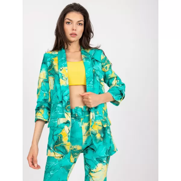  Dámská bunda ITALY MODA DHJ-MA-7684A-1.22X TURQUOISE 