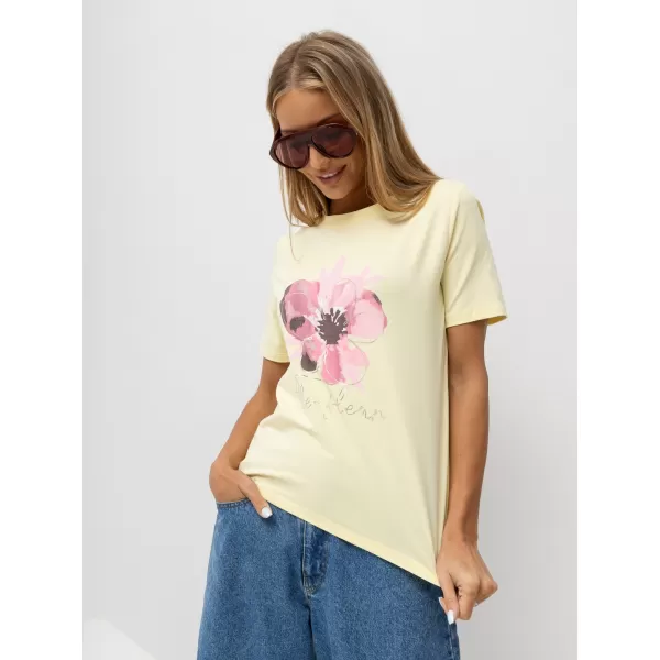  Dámské tričko RUE PARIS RV-TS-A1521.86 BRIGHT YELLOW 