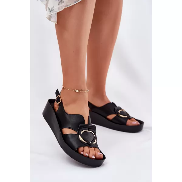  Dámské sandály S.BARSKI KV51-031 BLACK 