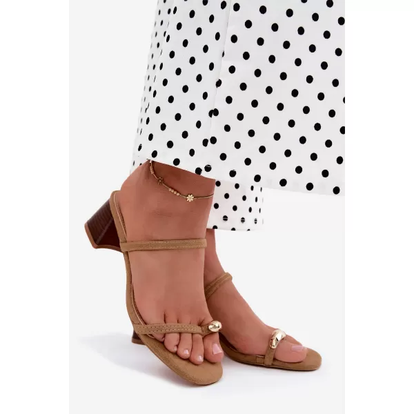  Dámské pantofle BOTO 22-391 KHAKI 