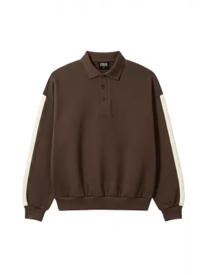 Pánská triko s límečkem URBAN CLASSICS TB8595-00075 BROWN