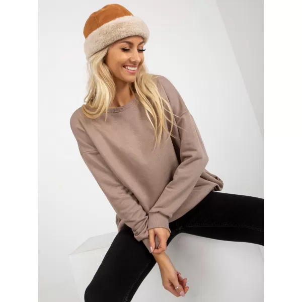  Dámská mikina RELEVANCE RV-BL-8310.60 DARK BEIGE 