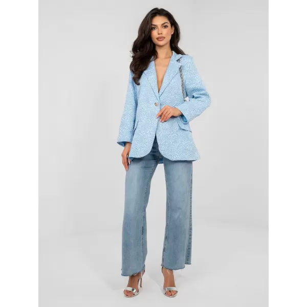  Dámská bunda RUE PARIS IT-MA-21839.10 LIGHT BLUE 