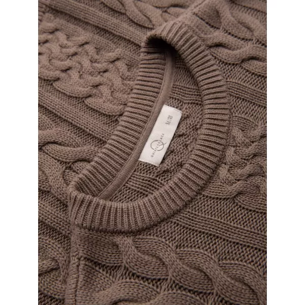  Pánský svetr OMBRE OM-SWSW-0191 BROWN 