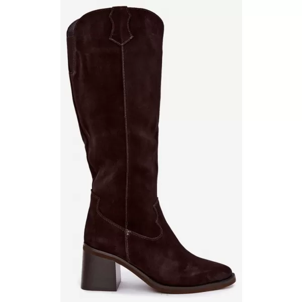  Dámské kovbojky VINCEZA 133103 CHOCOLATE 