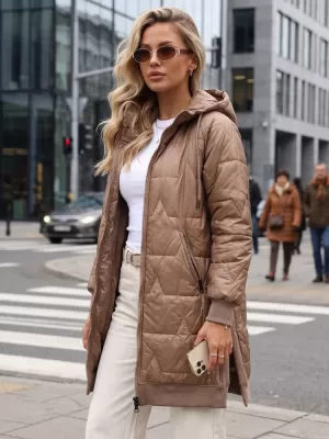 Dámská bunda DSTREET KARAMELOVÁ