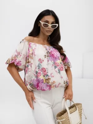 Dámská halenka ITALY MODA MI-BZ-32917.81 PINK