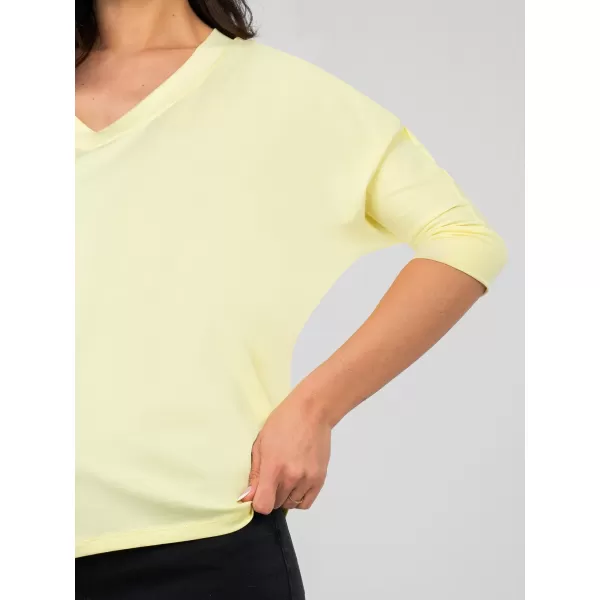  Dámské triko RUE PARIS RV-BZ-A1186.89 BRIGHT YELLOW 