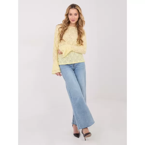  Dámská halenka ITALY MODA IT-BZ-9970.97 BRIGHT YELLOW 