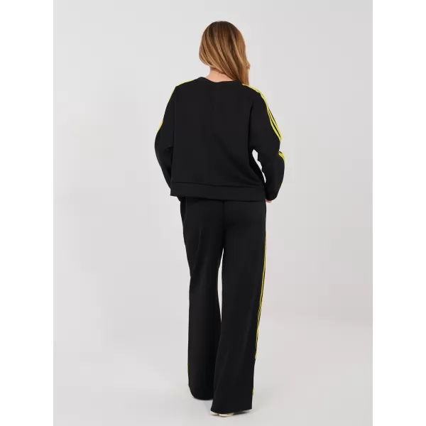  Dámská tepláková souprava RUE PARIS IT-KMPL-21772.12 BLACK 