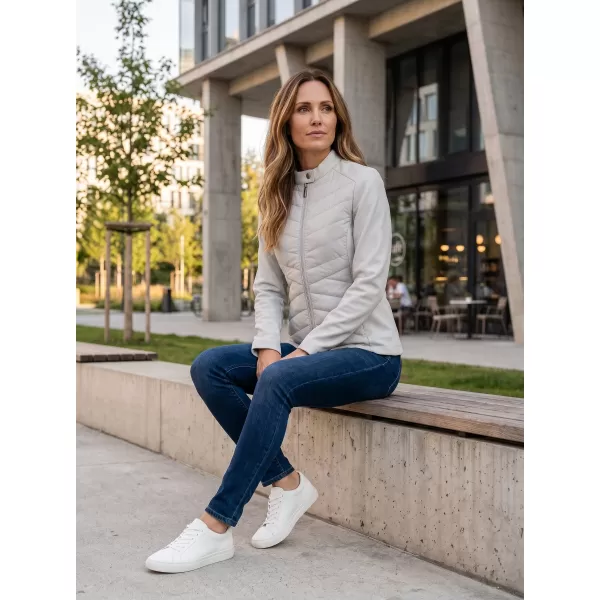  Dámská hybridní bunda MALFINI PREMIUM CROSS 556 SILVER GRAY 